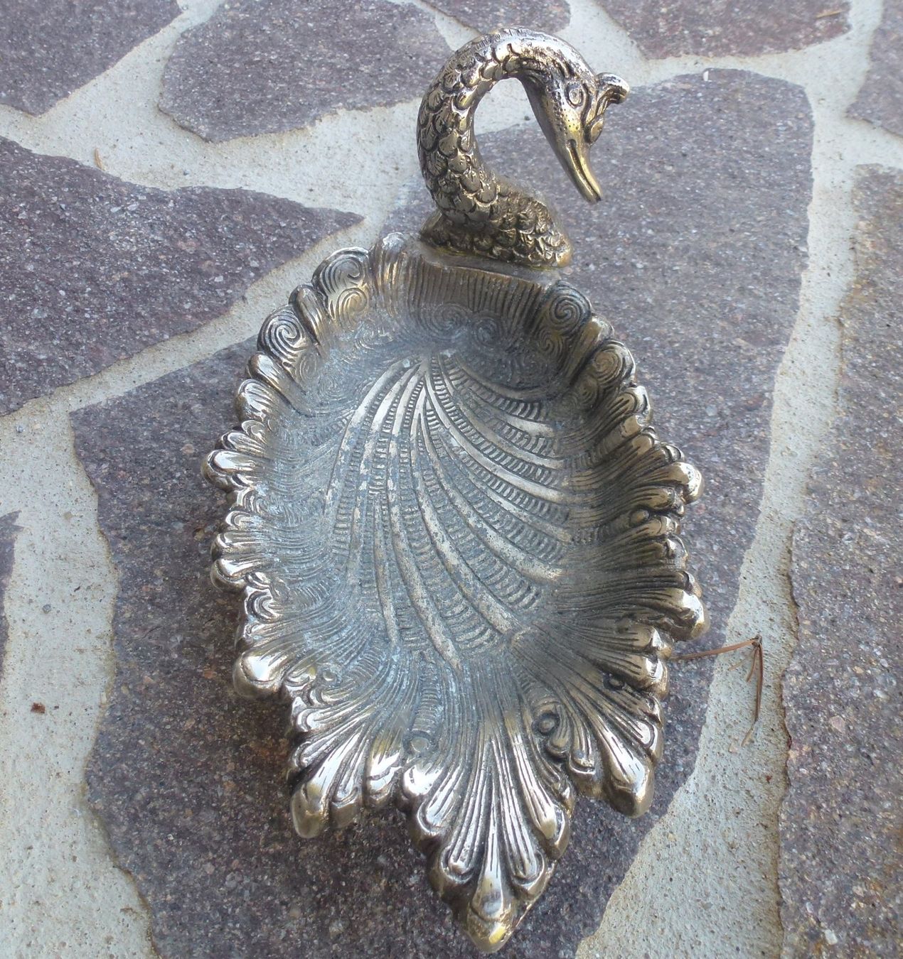 Figuren: ++ Schwan aus Metall - wunderschön verziert – Gebraucht aus Walkringen von Casablanca777 4
