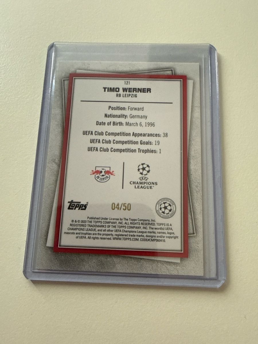 Topps Sammelbilder & Trading cards: Timo Werner, Leipzig, Topps Superstars  – Gebraucht aus Bäretswil von pu0_7rmv 1