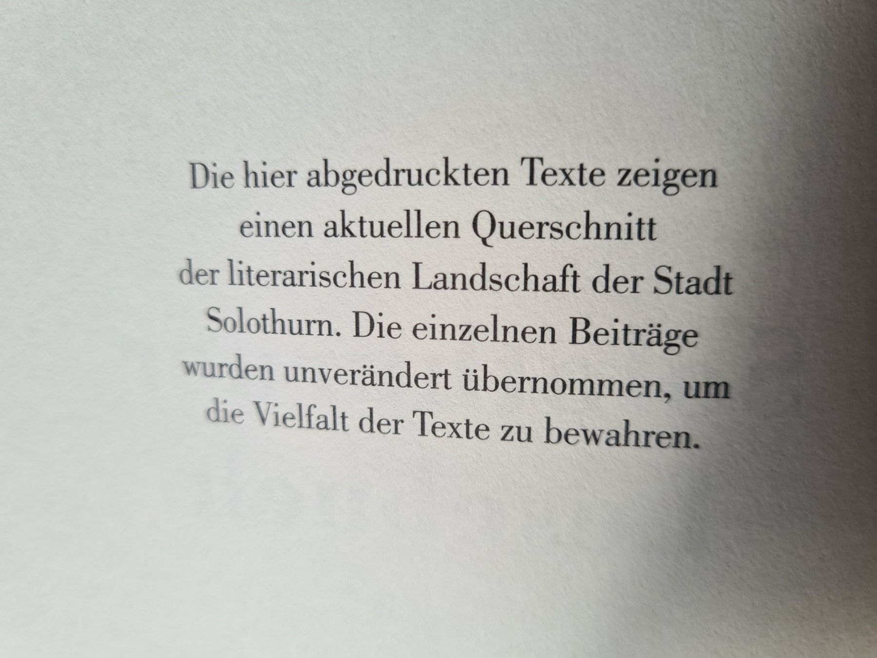 Bücher: Buch, Solothurner Lesebuch, Texte der Solothurner Literatur – Gebraucht aus Halten von GiMu.84 3