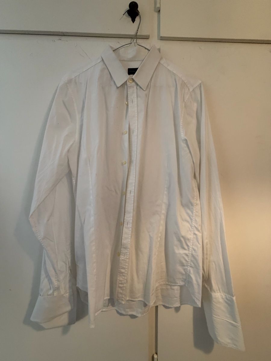 Camicie: Camicia uomo Gazzarrini bianca cotone taglia 40 – Usato da Lugano venduto da can_xdd8