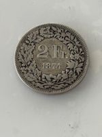 2 Franken 1874  sehr Rar