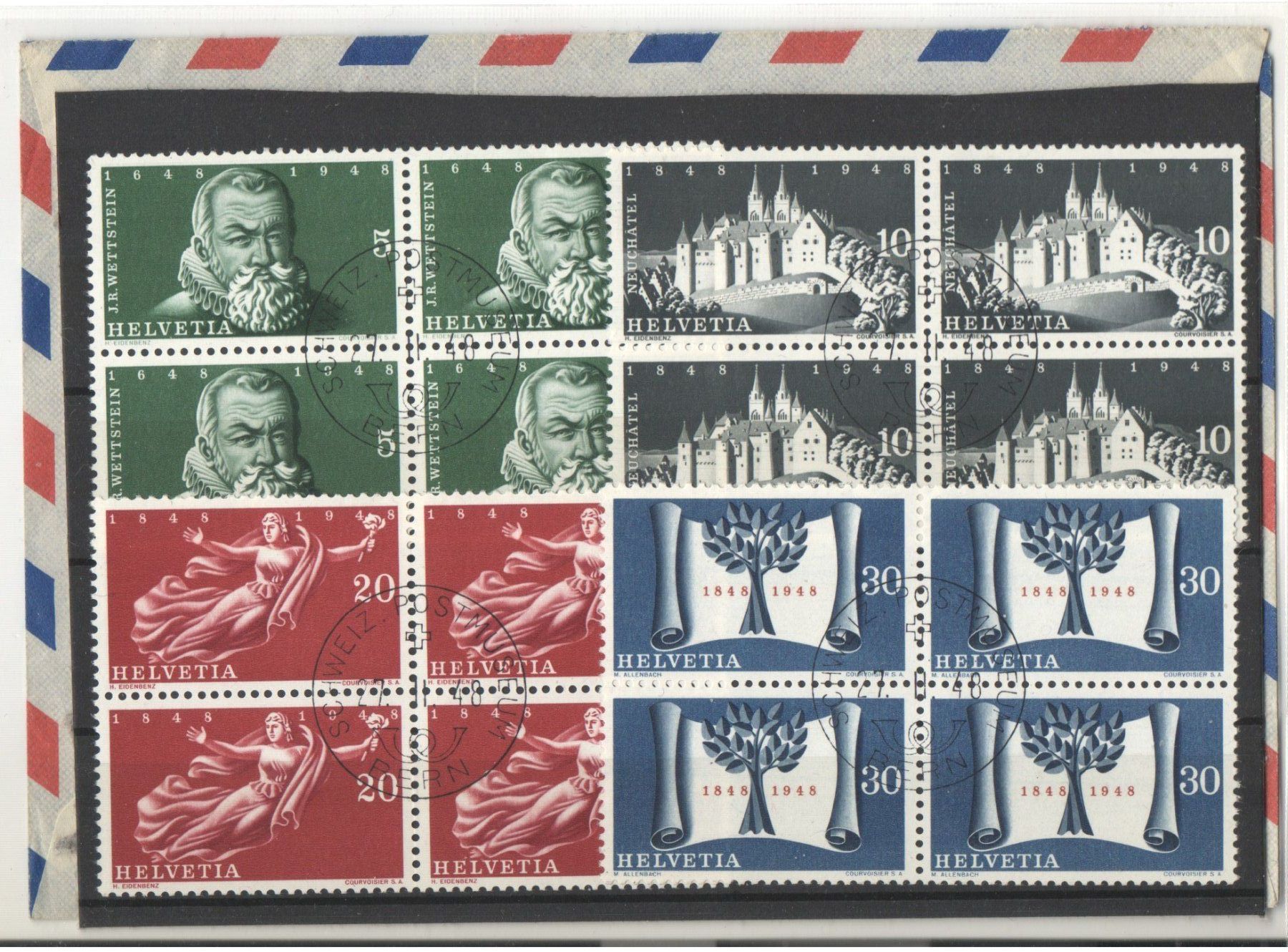 Alle Briefmarken: FDC – Gebraucht aus Echichens von Topfila 1