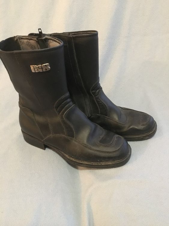 Bottes Moto En Cuir Pour Femme – Taille 38 – Style Motard Court – Polyuréthane Résistant