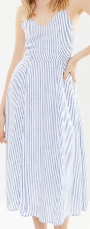 Sommerliches Kleid mit Streifen, Grösse S