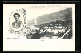 Kerns, Ortsansicht mit Kirche, Portrait 