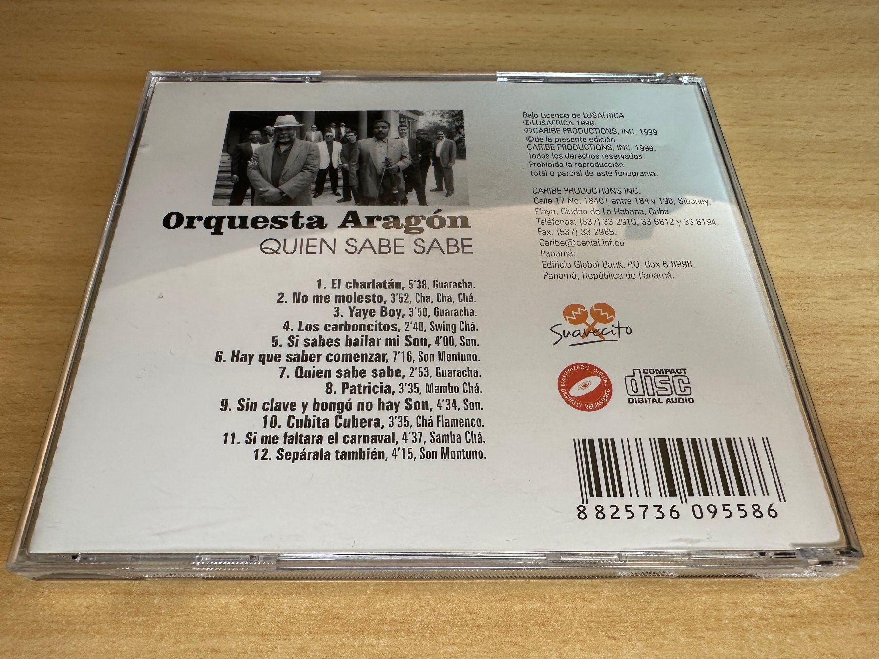 CD: V1 Orquesta Aragon - QUIEN SABE SABE – Usato da Rikon im Tösstal venduto da Alpenmutz 1