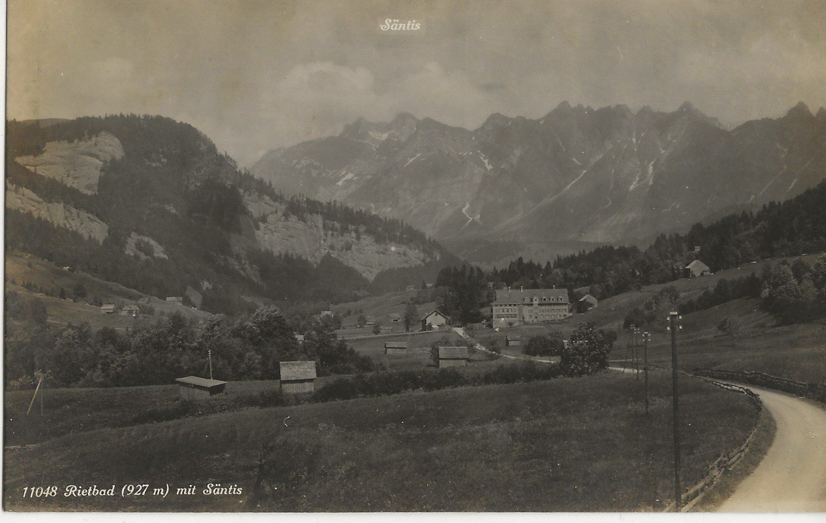 Cartoline postali: Rietbad, Säntis, 1925 – Usato da Frauenfeld venduto da Merk52
