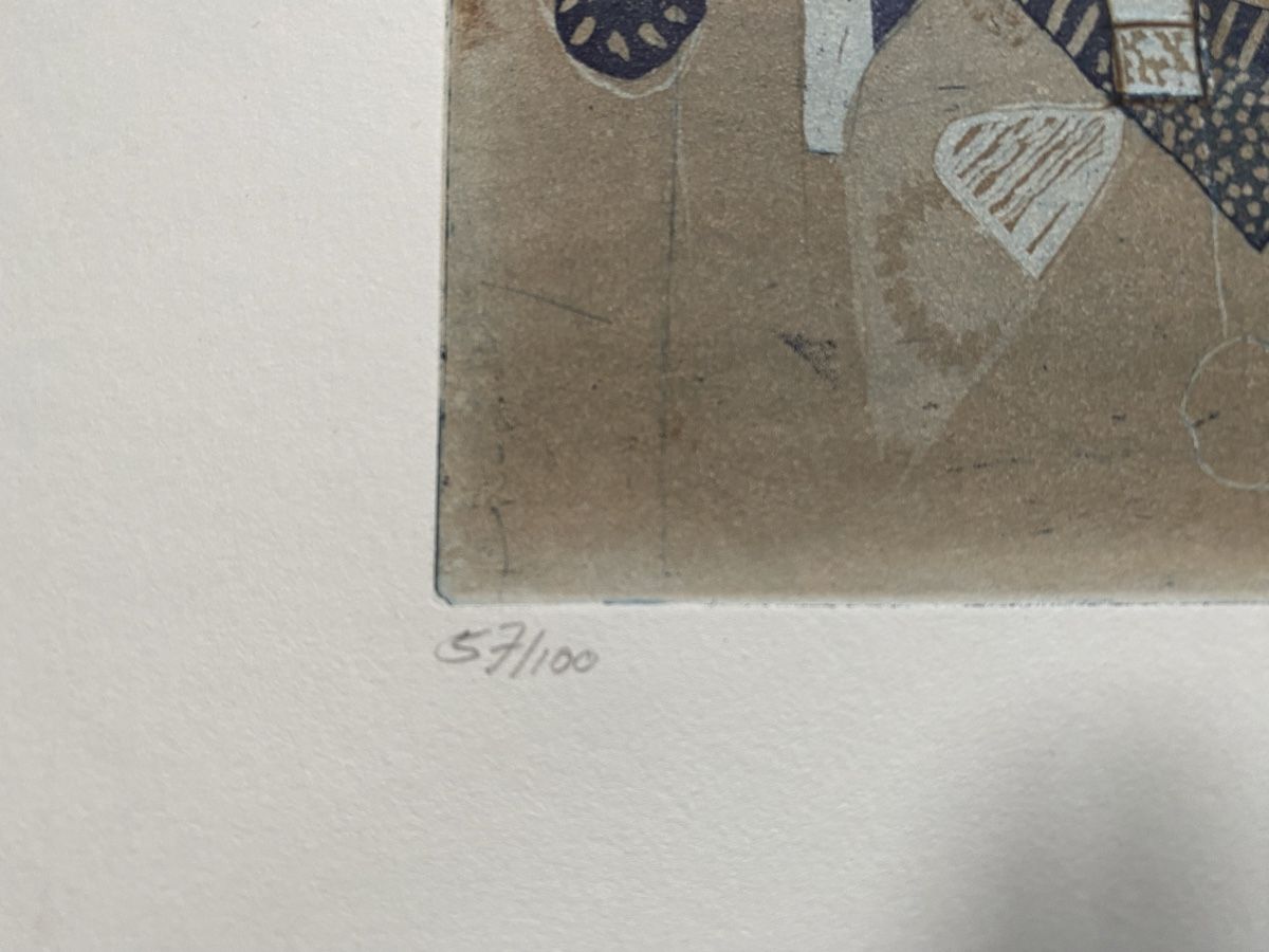 Arts picturaux & lithographies: Keith Olson, Radierung 57/100 – D'occasion à Utzigen par Lasagne99 4