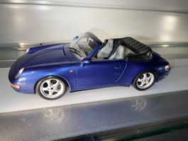 Porsche 911 Carrera Cabrio Modellauto 1993 1:18