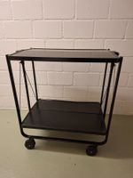 Ablage-/Servierwagen zusammenklappbar auf Rädern