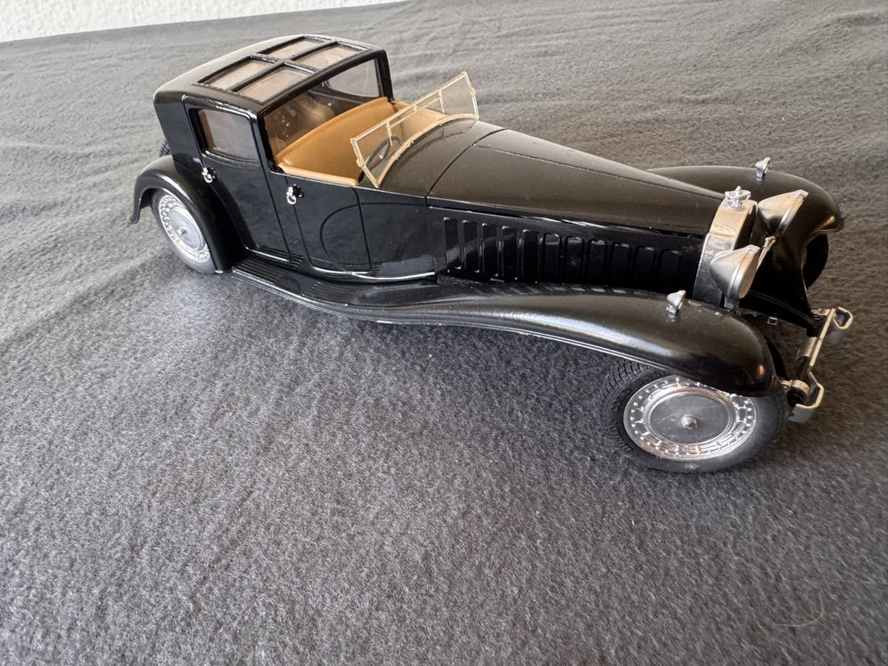 SOLIDO 118356 Echelle 1/21 | BUGATTI ROYALE COUPE DE VILLE 1930 BLACK BLUE