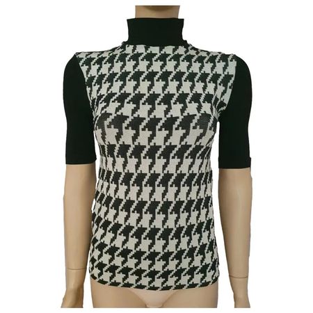 WOLFORD klassisches Shirt Pulli Pullover Dandy Pepita Gr.M