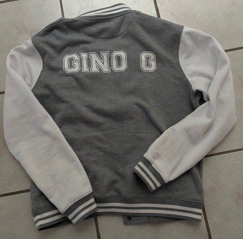Giacche: Collegejacke grau/weiss Gr. L – Usato da Würenlingen venduto da Delfinli1 2