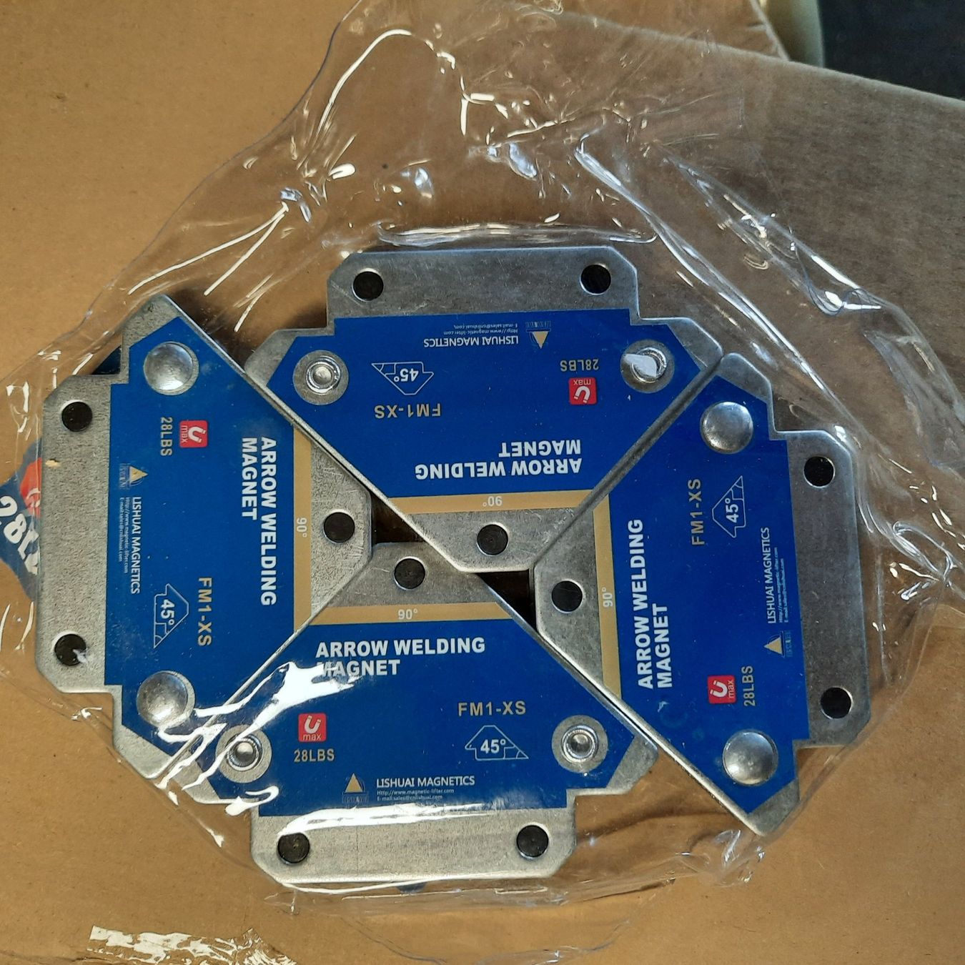 Löten & Schweissen: 4 Stück Magnet-Schweisswinkel,  Magnet Winkel – Neu (gemäss Beschreibung) aus Widnau von Senna7 1