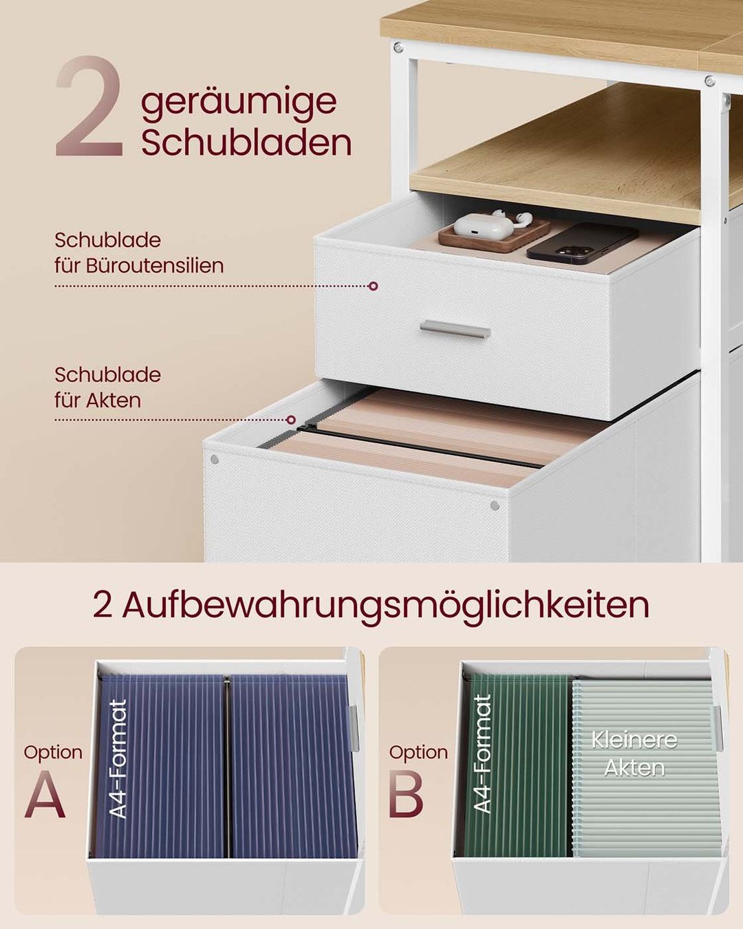 Scrivanie: Computertisch Bürotisch Schreibtisch 3 Ablagen JORIS – Nuovo e nell'imballaggio originale da Lachen SZ venduto da MAMORU-MOEBEL 2