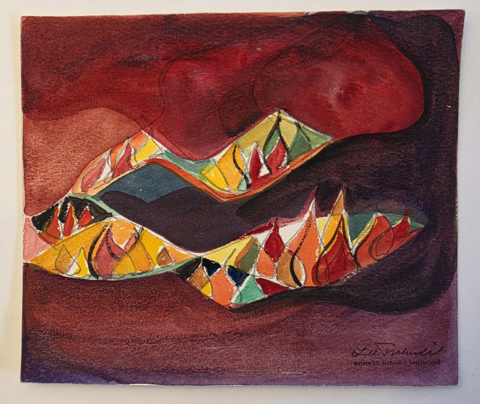 Tableaux: Lill Tschudi Original,  17cmx14cm – D'occasion à Emmenbrücke par Kunstankaufverkauf 2