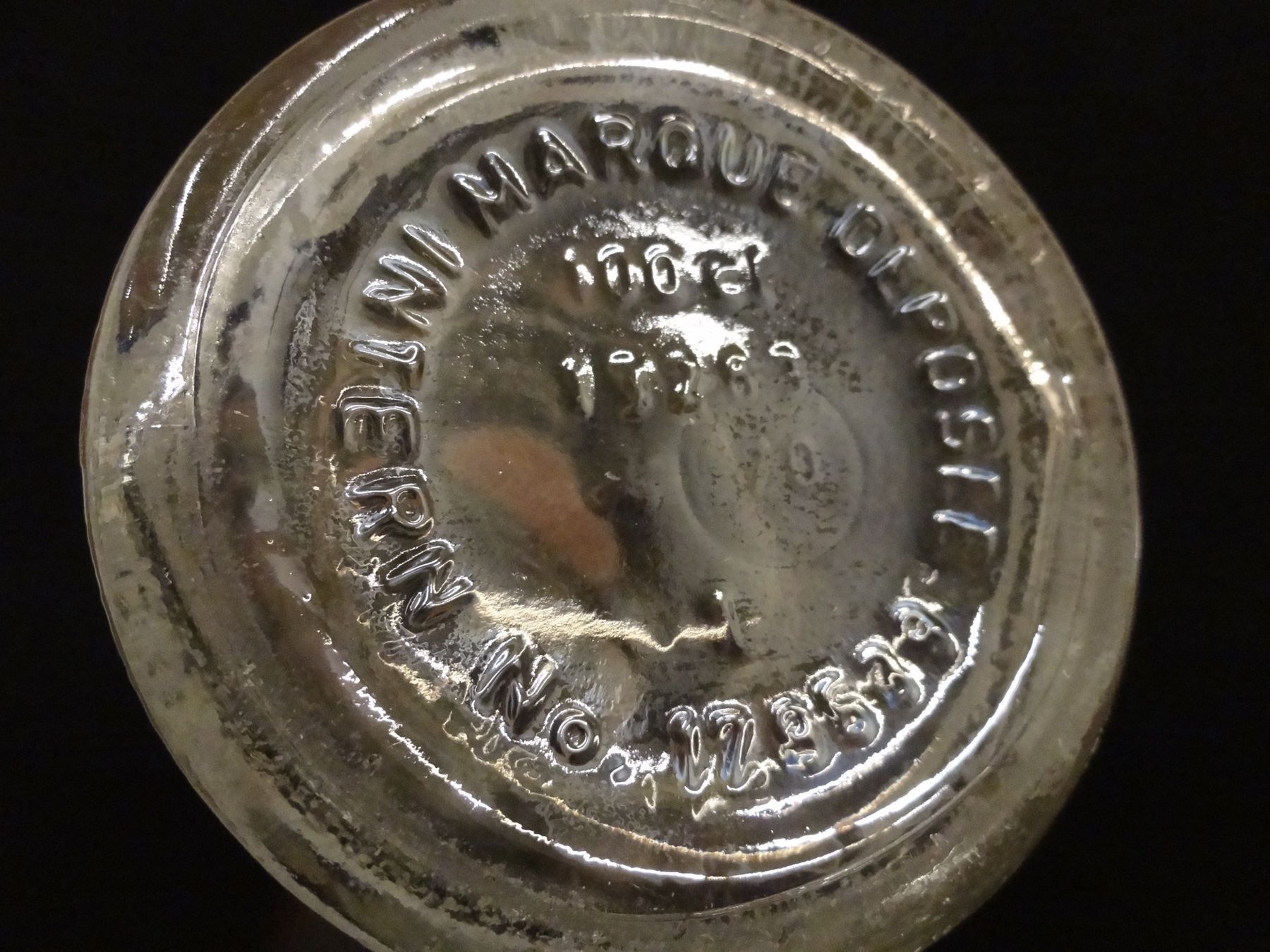 Sinalco Bicchieri, Caraffe & Bottiglie: alte Flasche SINALCO 1970 1liter geeicht – Usato da Kerzers venduto da Flaschenposten 8