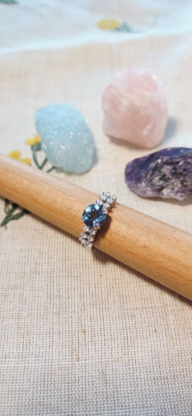 Anelli: NEW - S925 Topaz Ring (Adjustable) – Nuovo (secondo la descrizione) da Zürich venduto da cin_wcf6 5