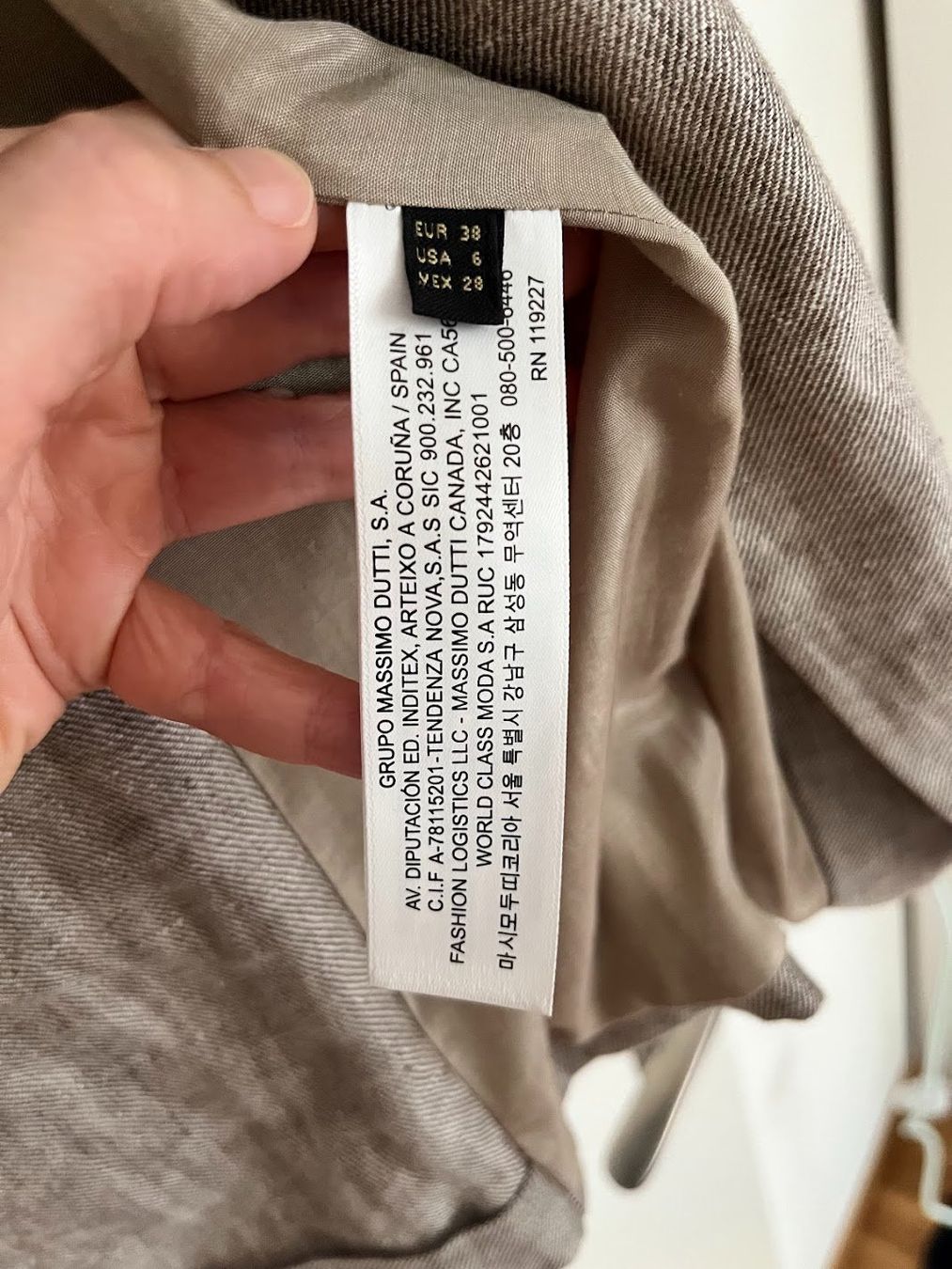Massimo Dutti Giacche: Massimo Dutti Leinenblazer – Usato da Kilchberg ZH venduto da sentiera 7