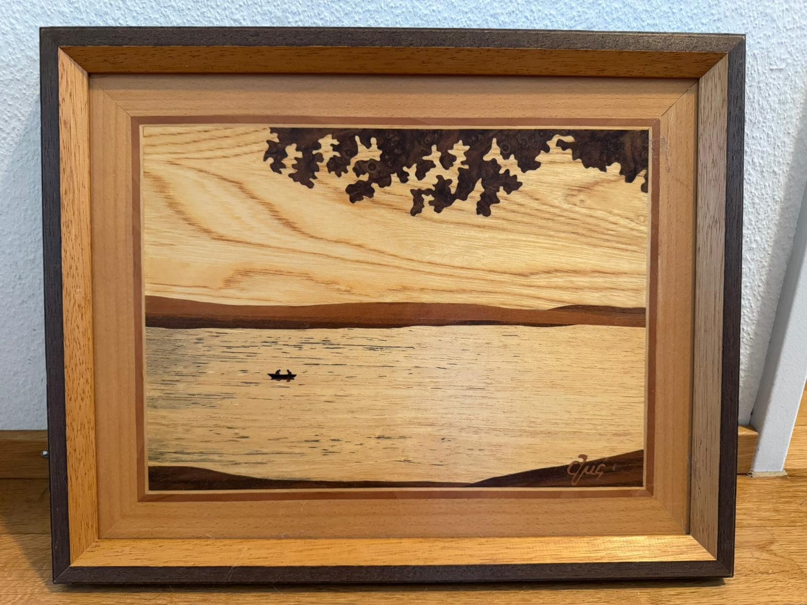 Foto & Immagini: Intarsienbild mit See – Usato da Zug venduto da Riwesch