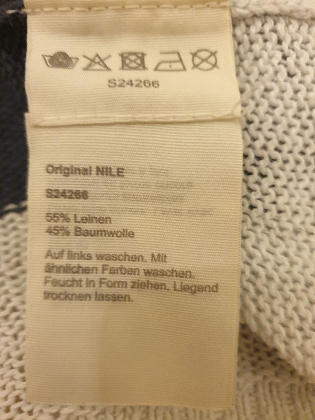 Nile Maglioni & Felpe: Pull léger rayé NILE, M, 55%lin, 45%coton, très bon état – Usato da Neuchâtel venduto da Verenas12 6