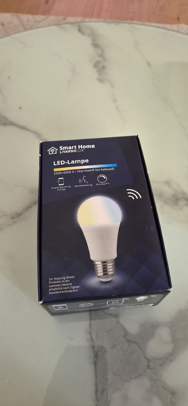 Lampade: Smart Home LED-Lampe LivarnoLux Zigbee LidlHome – Nuovo e nell'imballaggio originale da Gerzensee venduto da Omeisel