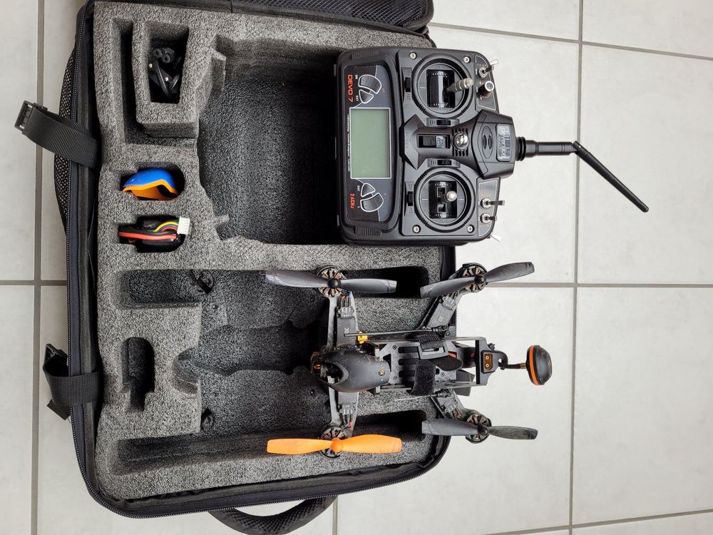 Kit FPV Racing Émetteur 5.8GHz 40 Canaux + Mini Caméra 1800TVL 2.1mm - 200/600mW