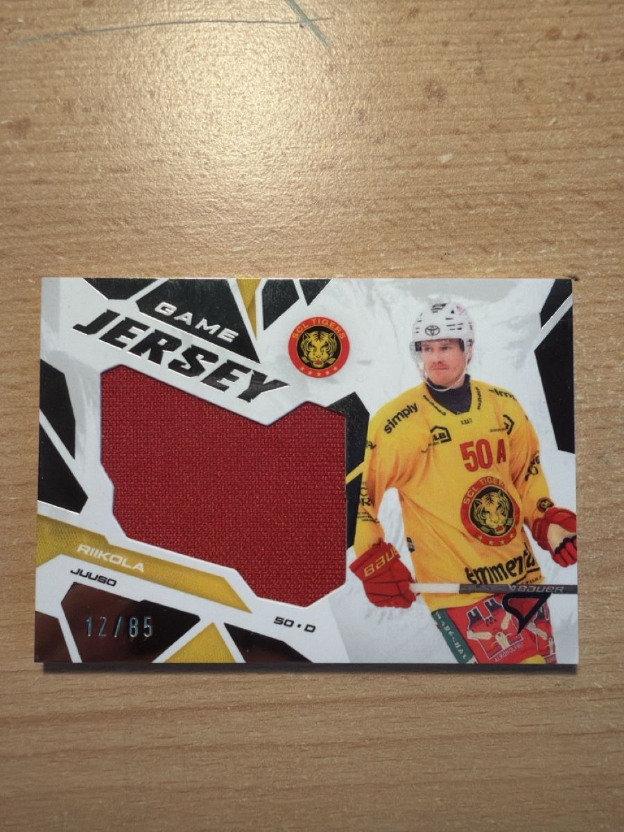 Sportzoo Carte collezionabili: SCL Riikola Juuso Game Jersey – Nuovo (secondo la descrizione) da Riva San Vitale venduto da PatrickRSV