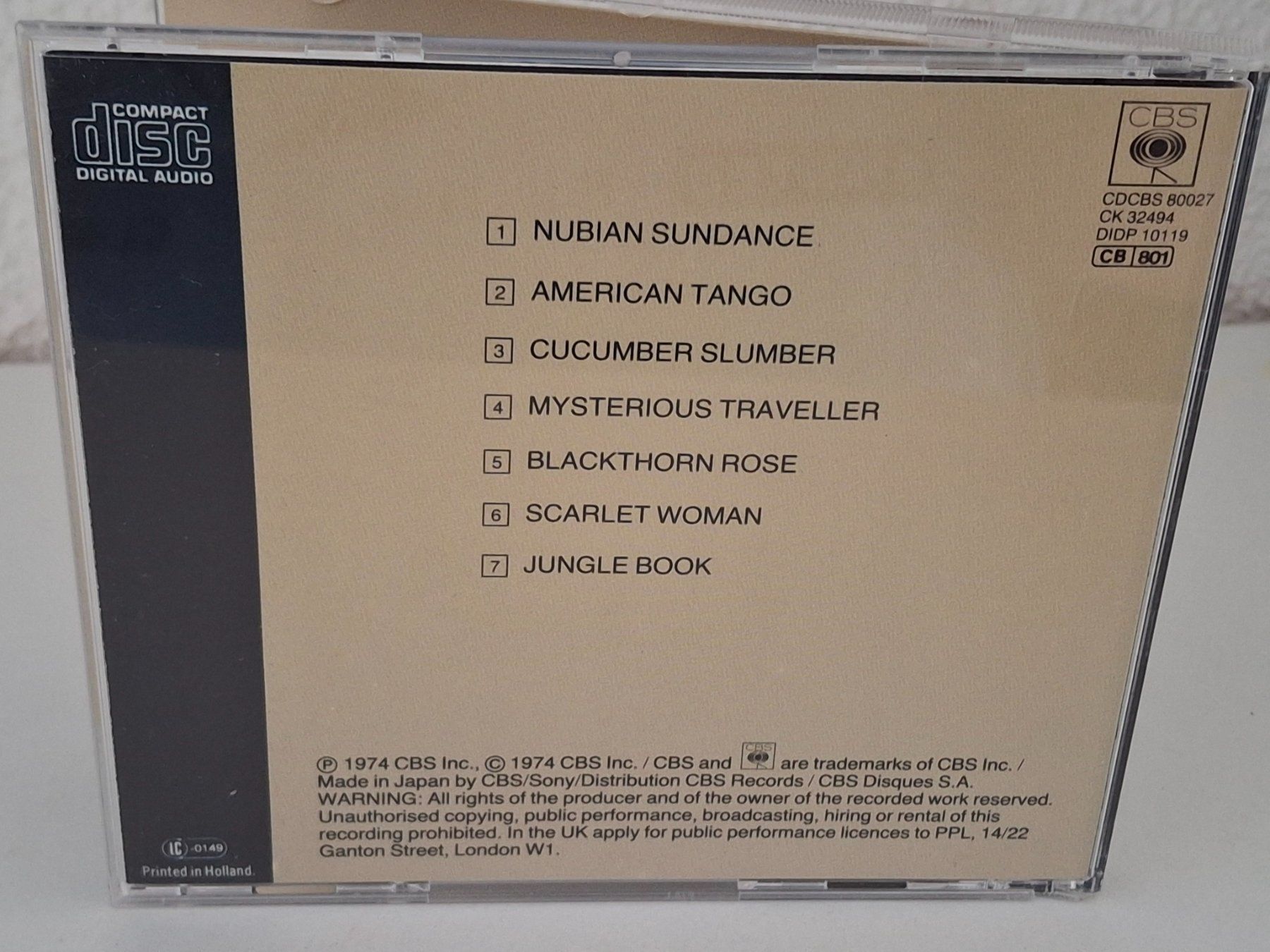 CD: CD Weather Report - Mysterious Traveller  Jazz – Usato da Aarberg venduto da Jackup1 1