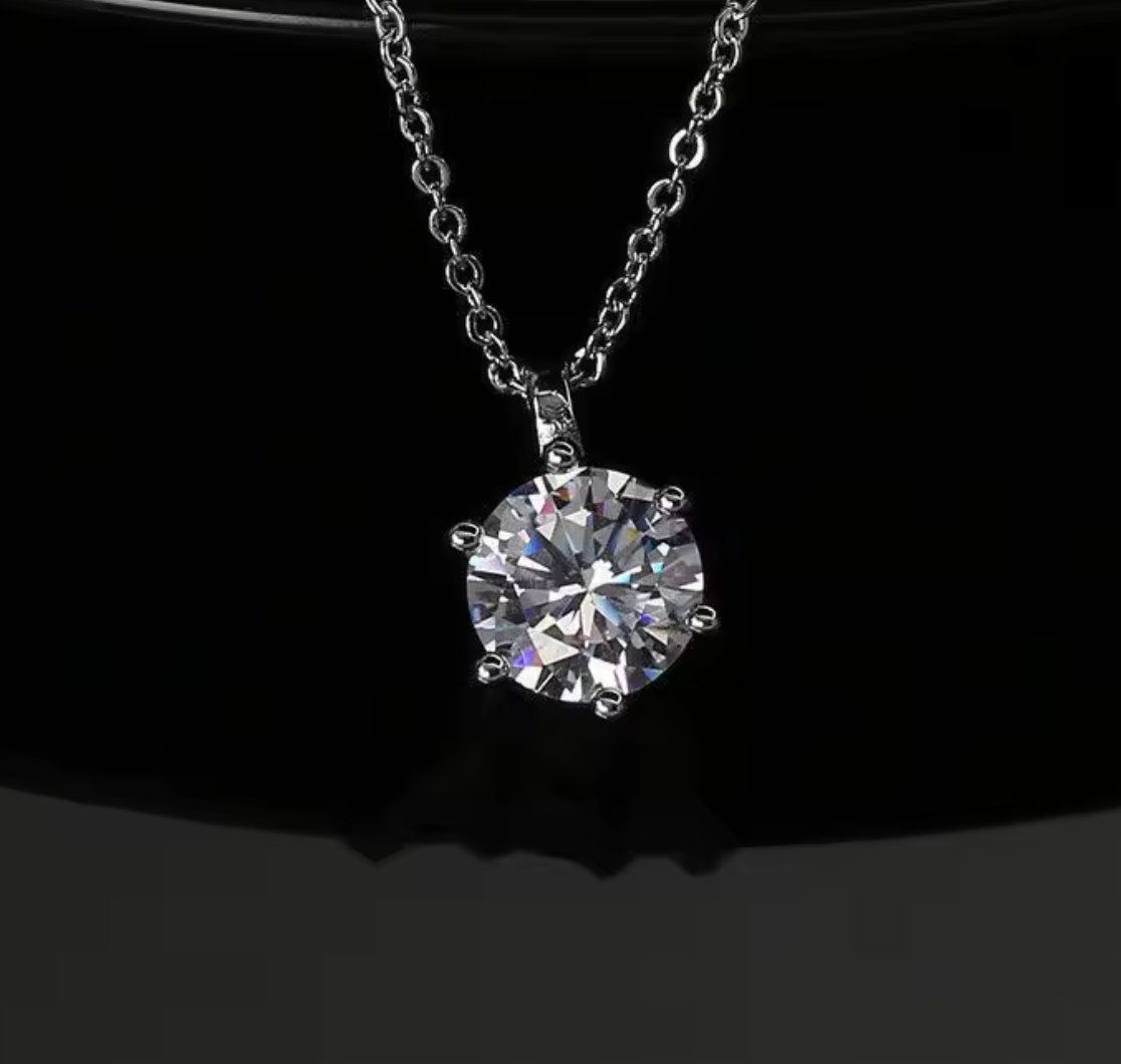 Ciondoli: Neue 2ct Moissanit 925 Sterling Silber – Nuovo e nell'imballaggio originale da Eschenbach SG venduto da ...- 1
