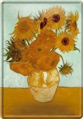 Insegne: Blechpostkarte - Sonnenblumen – Nuovo e nell'imballaggio originale da Ennetbürgen venduto da open24shop