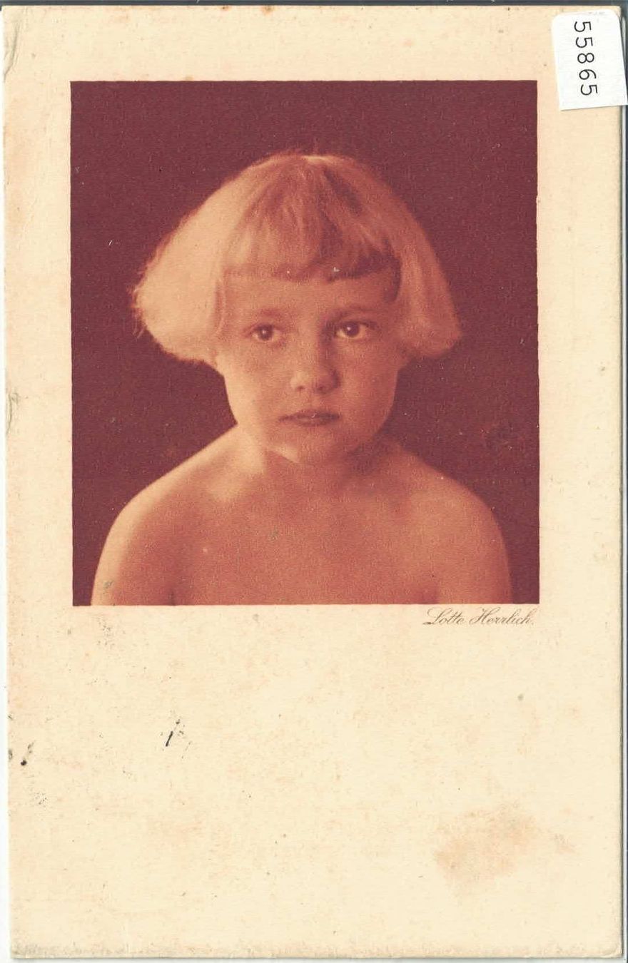 Cartes postales: Lotte Herrlich - Kinderköpfe – D'occasion à Ettingen par Kartenplanet