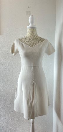 Zara White A-line dress