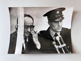 ADOLF EICHMANN vor Gericht, VINTAGE Pressefotografie 1961