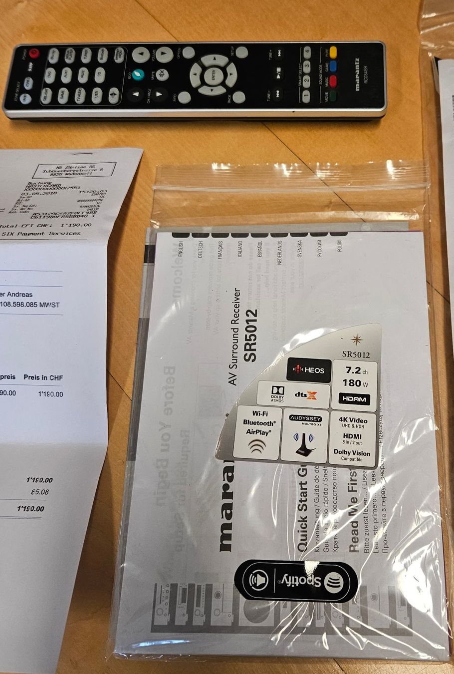 Marantz Heimkino: MARANTZ AV Receiver SR5012 – Gebraucht aus Wetzikon ZH von  6