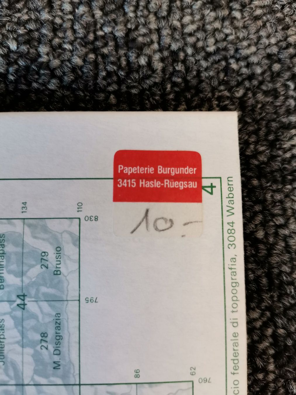 Cartine & Atlanti: 1:50000 Wanderkarten, Landkarten, Schweizer Wanderkarten – Usato da Wiedlisbach venduto da materialkreislauf 5