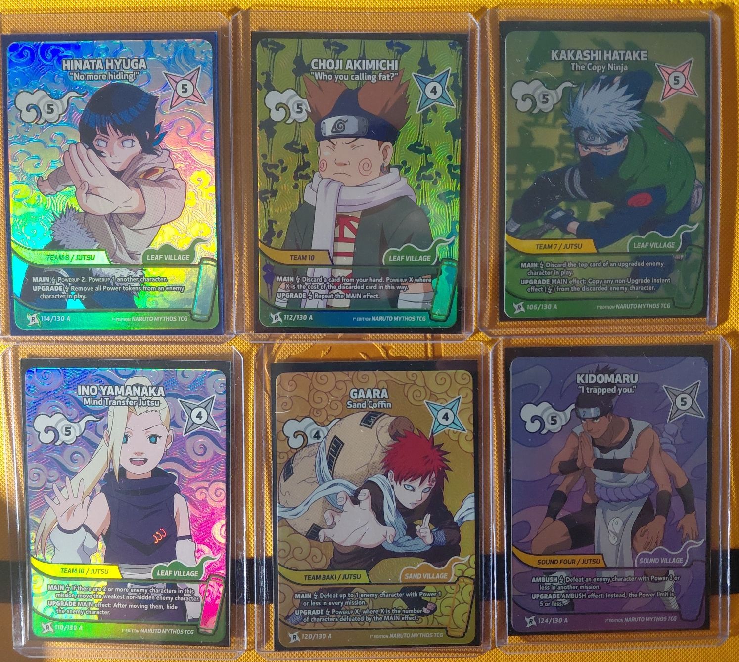 Carte collezionabili: Naruto Mythos TCG 6 Cards alternative – Usato da KLOTEN venduto da RAULMACHOTE