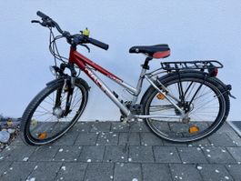 Mountain bike Race Lynx red silver used condition