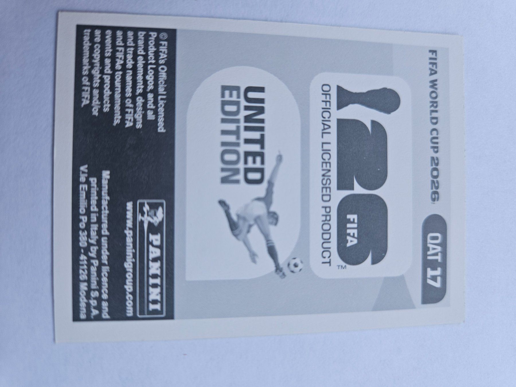 Panini Cartes à collectionner: QAT 17 – D'occasion à Würenlingen par Dinli 1