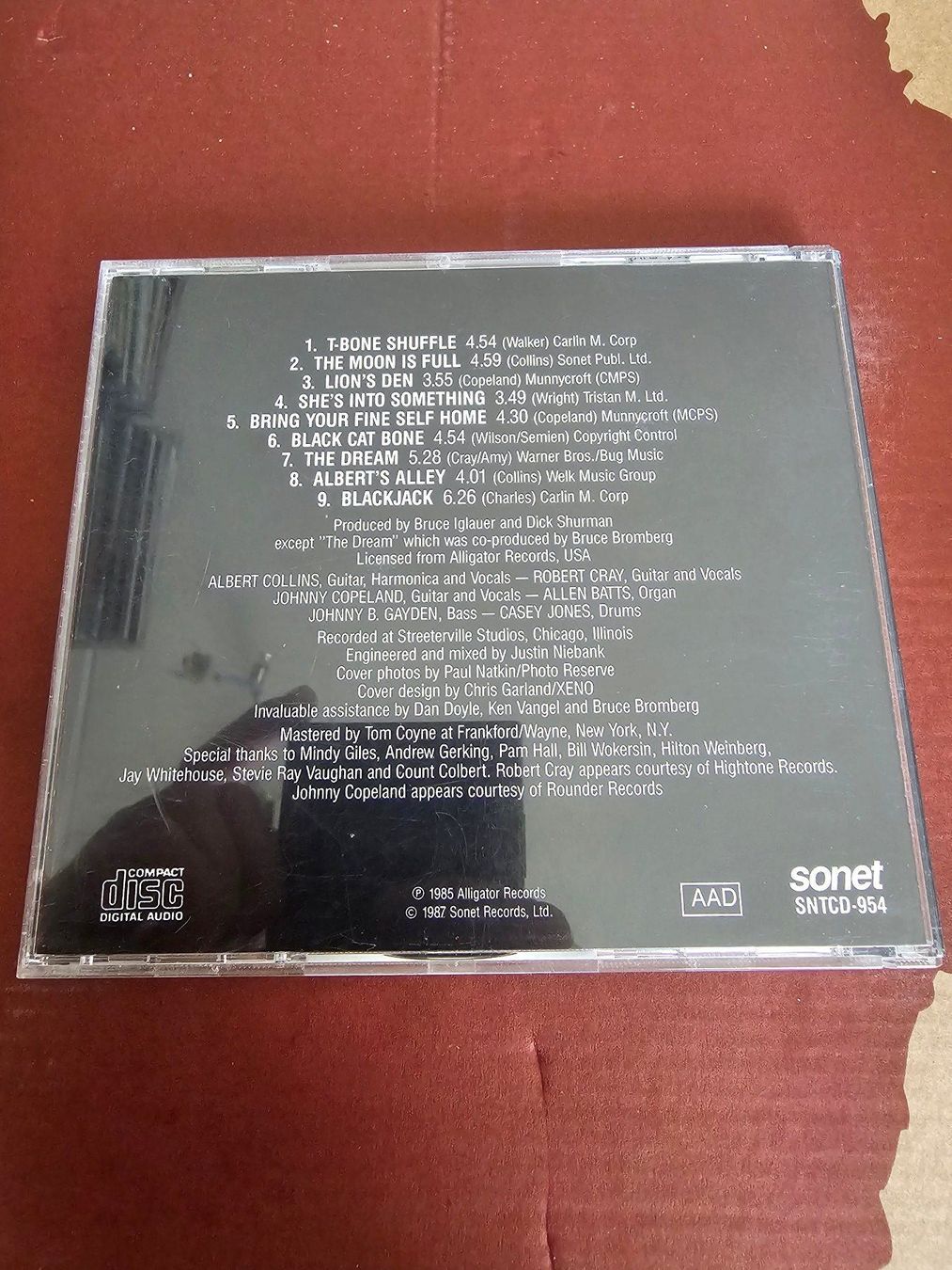 CD: CD, Albert Collins, Robert Cray & Johnny Copeland – Showdown – Usato da Biberist venduto da Foolio0 1