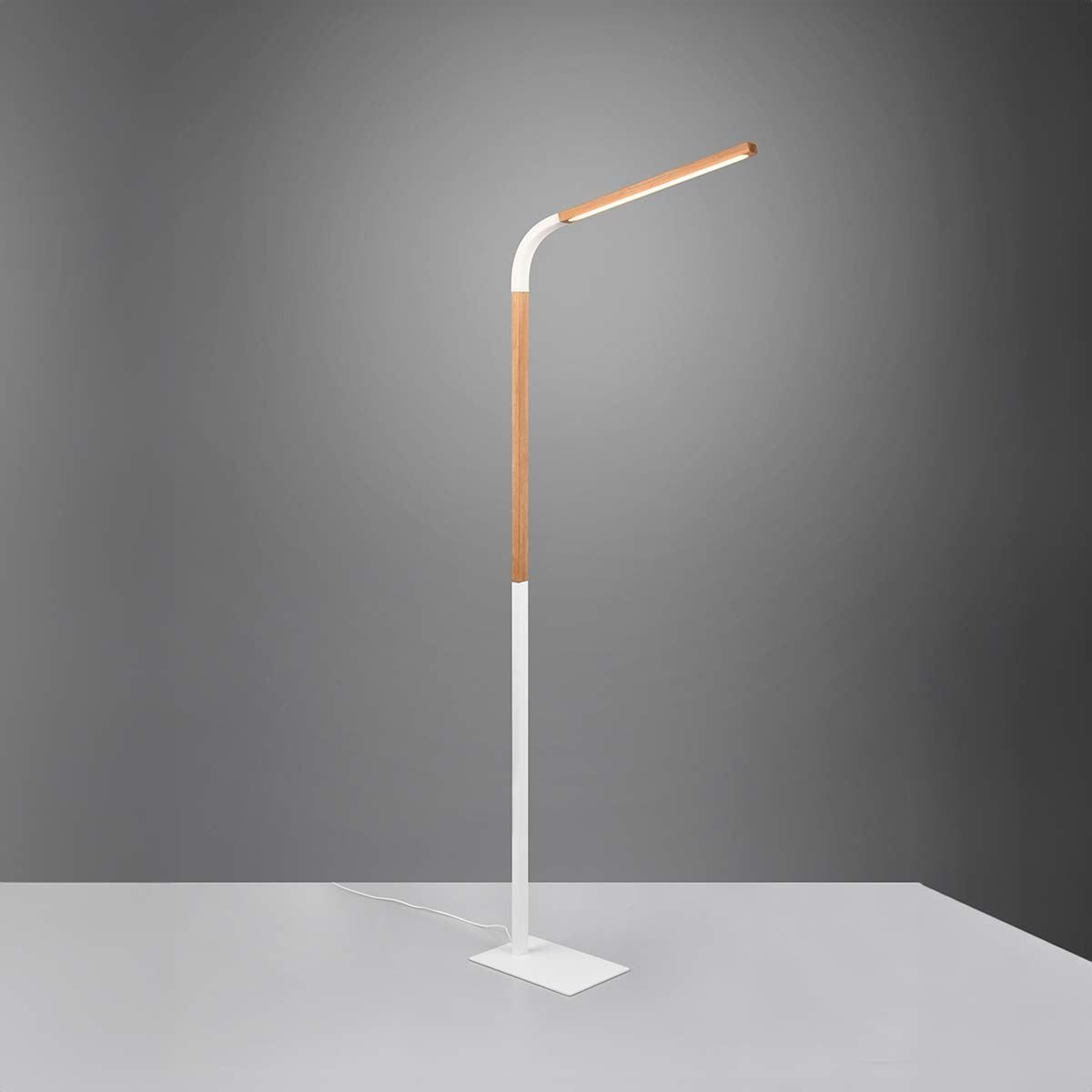 Lampen: LED Stehleuchte, Holz, 169 cm Höhe – Neu (gemäss Beschreibung) aus Kreuzlingen von Smart-Light