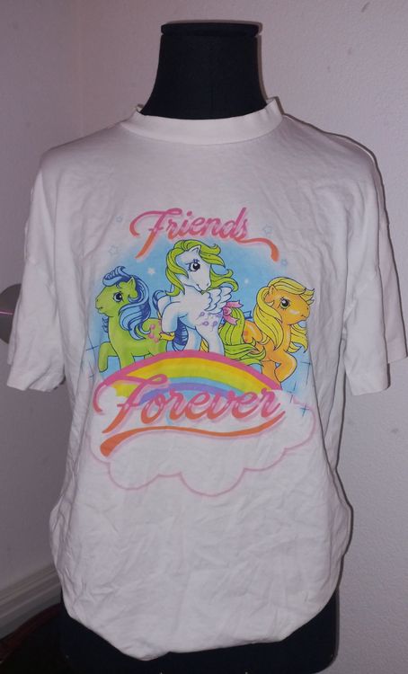 Tee-shirt My Little Pony Scintillant - Taille S (6/6X), Rose/violet/or, Très Bon état (non-fumeur)
