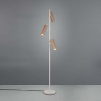 Stehleuchte, Coffe, Grau, 150 cm Höhe
