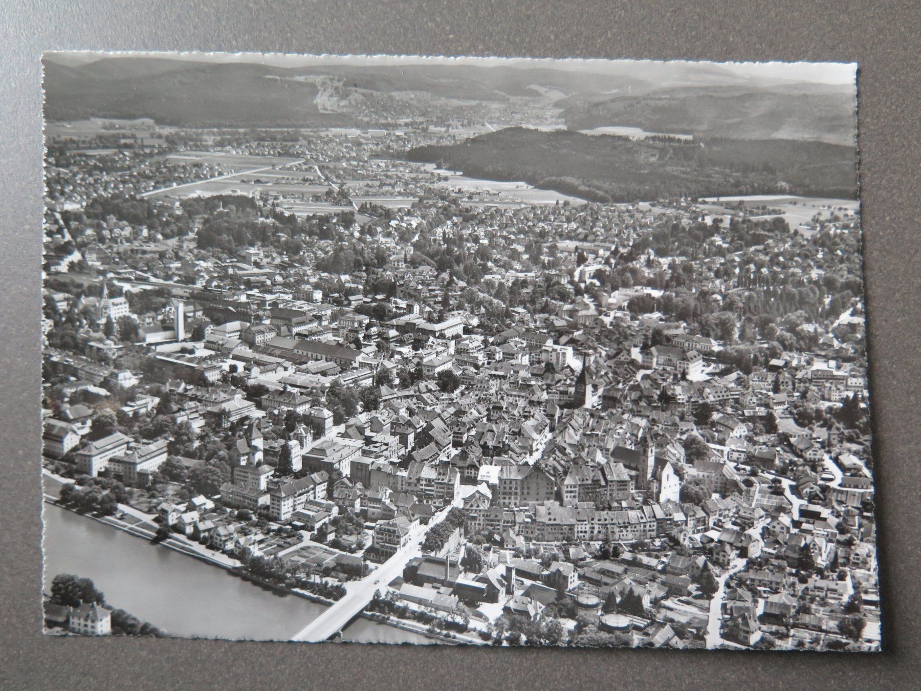 Cartoline postali: AARAU - FLUGAUFNAHME – Usato da Wittenbach venduto da lipasal
