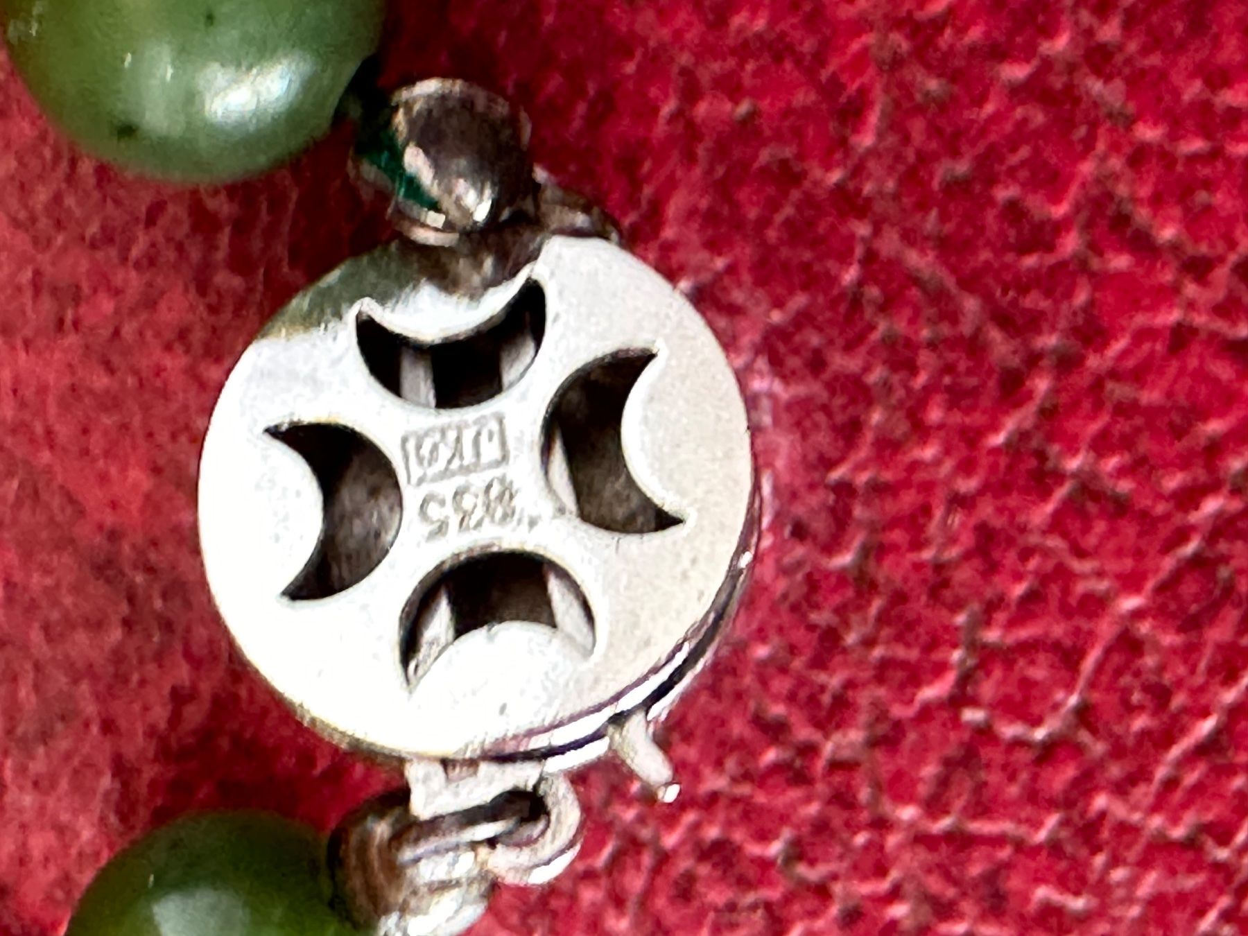 Ketten: Vintage Jade Kette mit Silberverschluss – Gebraucht aus Herbriggen von Sehrazade 5