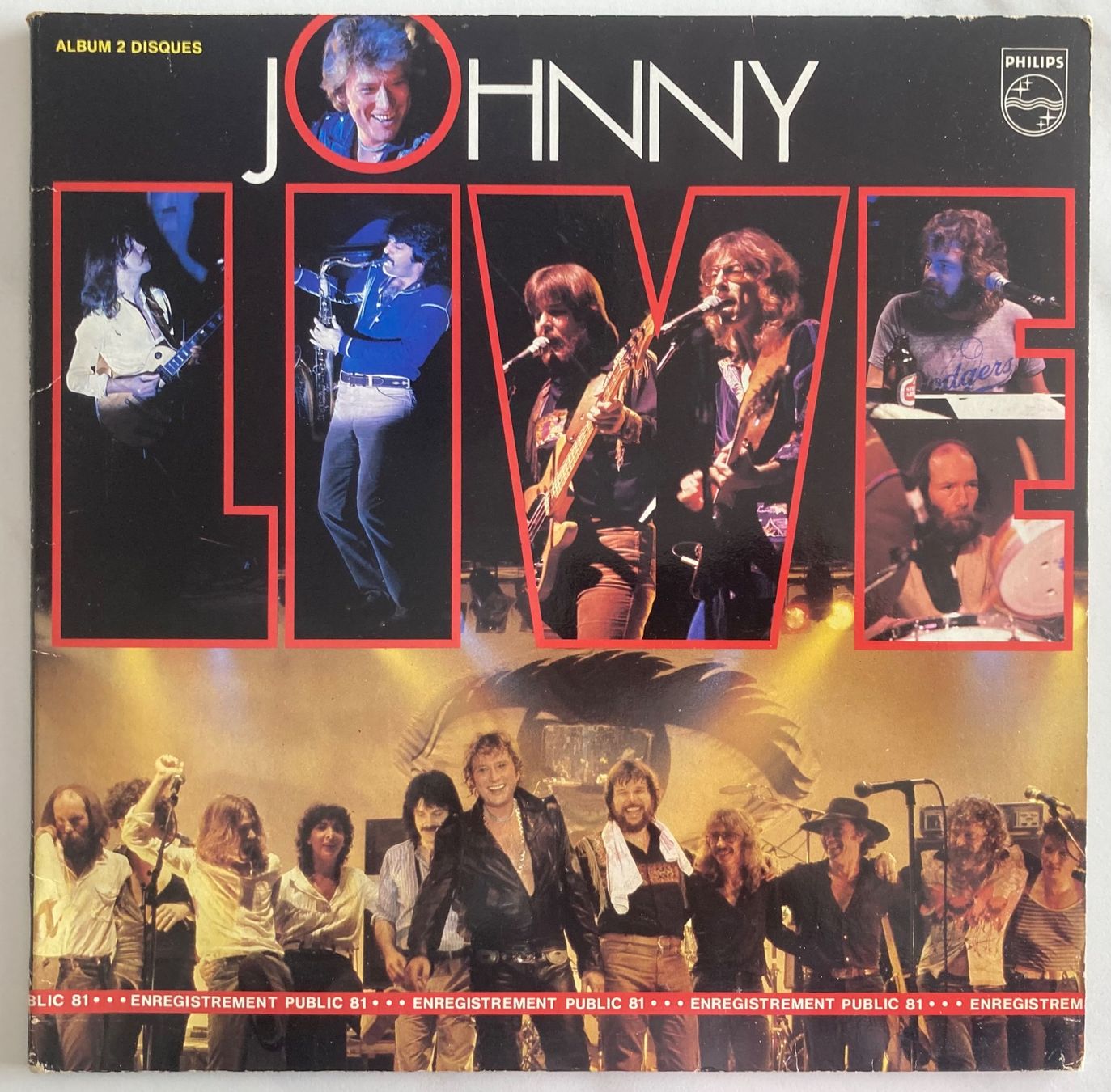 Dischi in vinile: JOHNNY HALLYDAY - LIVE – Usato da Poliez-Pittet venduto da Newtown-Records