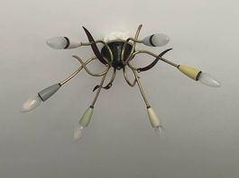 Sputnik Spinnenlampe 50 / 60er 