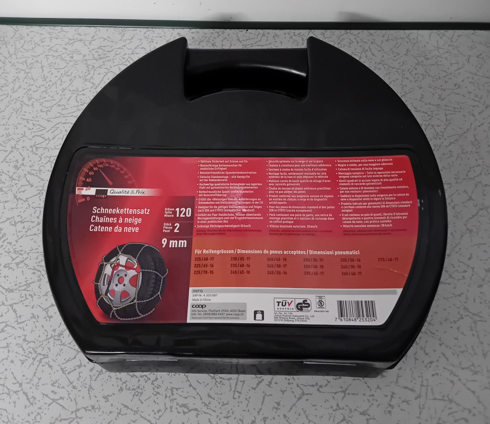 Schneeketten: Schneekette 9mm – Neu und originalverpackt aus Bätterkinden von 1judith