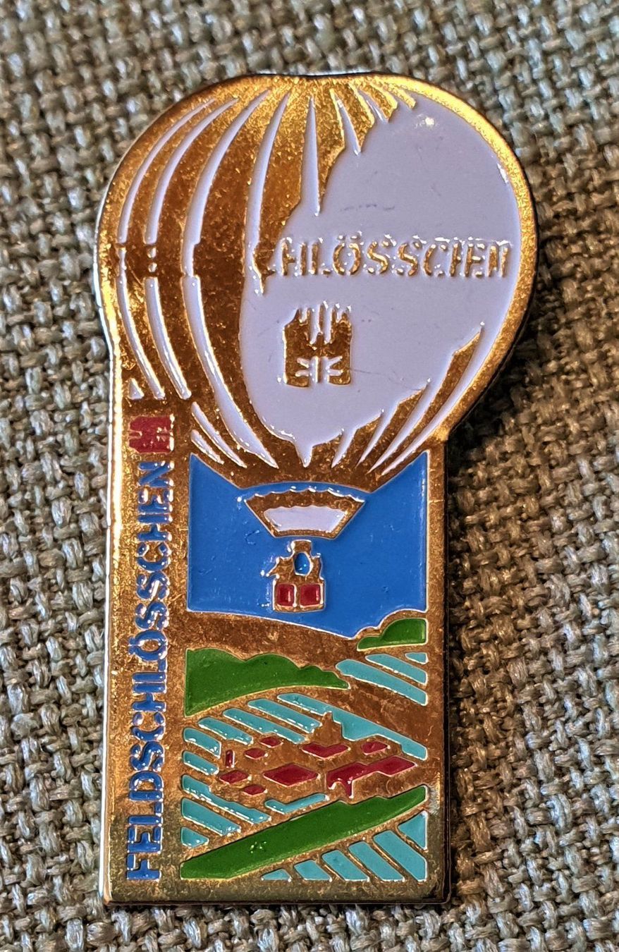 Placchette & Badge: H509 - Pin Feldschlösschen Ballon HB-BVS – Usato da Reinach BL venduto da Boston-Verkauf