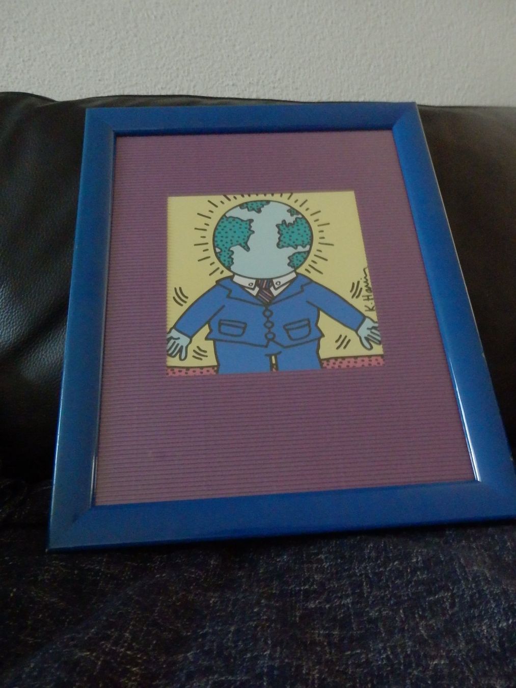 Grafiken & Lithographien: KEITH HARING - 3D Litho - "Global Man" - 32 x 40cm – Gebraucht aus Emmenbrücke von Schubi1 3
